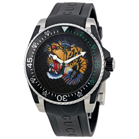 gucci watch tiger replica|second hand men's gucci watches.